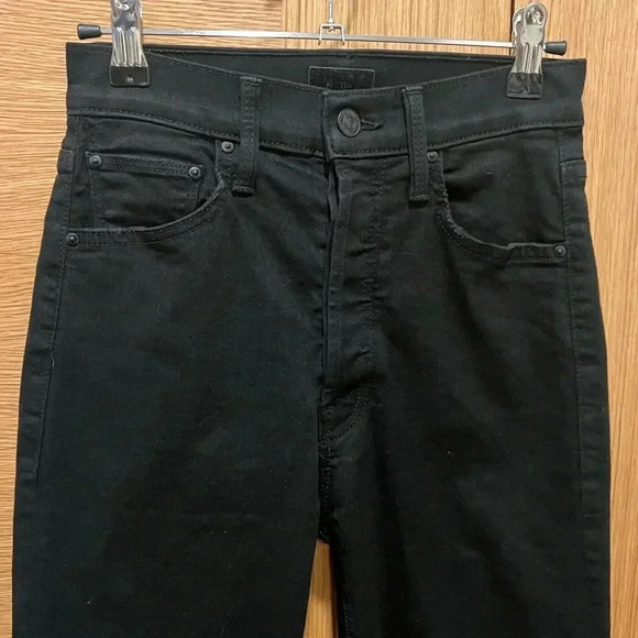 Mother Denim The Tripper Not Guilty (Black) Size 25 - Picture 3 of 8